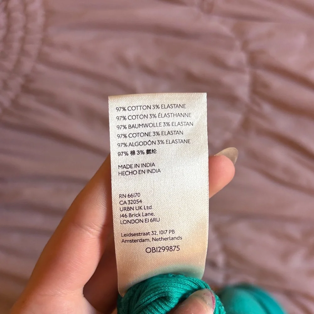 Maeve by Anthropologie Rafaela bow tie tank in teal